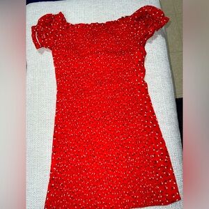 Little red summer dress